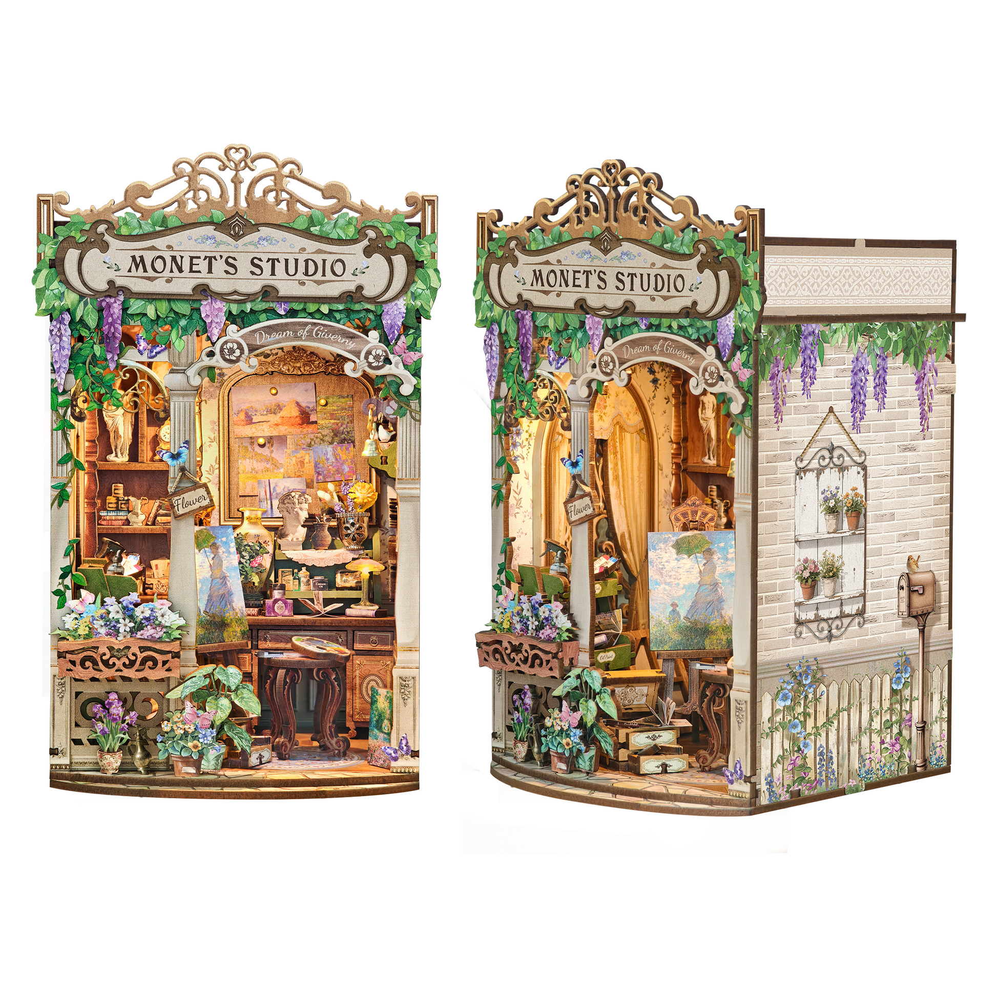Monet's Impression DIY Book Nook Kit – wewowood