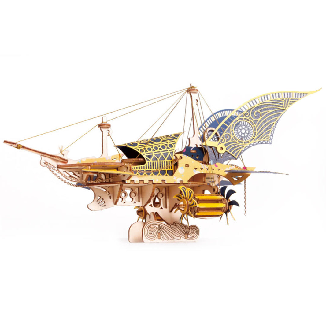 Fantasy Spaceship Handmade Series 3D Wooden Puzzle Ship Model Kits