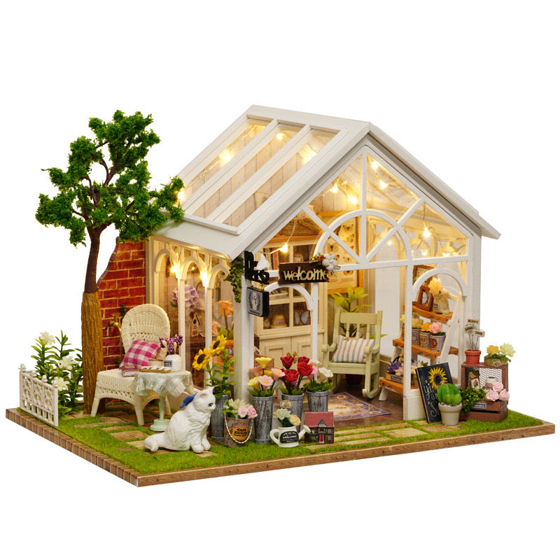 Melody Jane Holzschild „Hey There Sunshine“ – Miniatur Veranda Deko, 1:12, Ca. 86 Mm