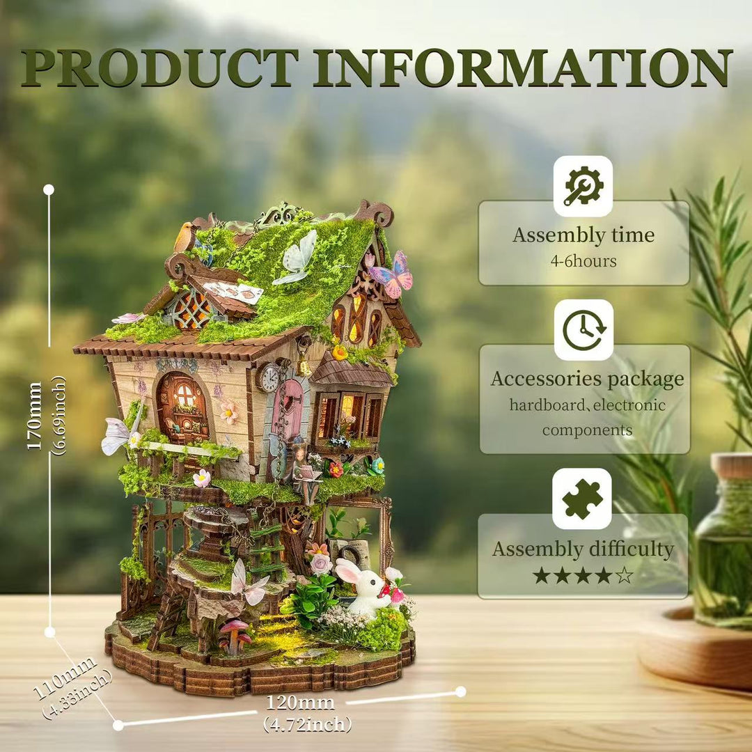 Rowan's Treehouse 3D Wooden Puzzle