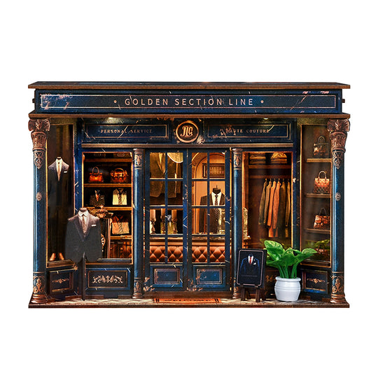 Golden Section Line DIY Miniature House