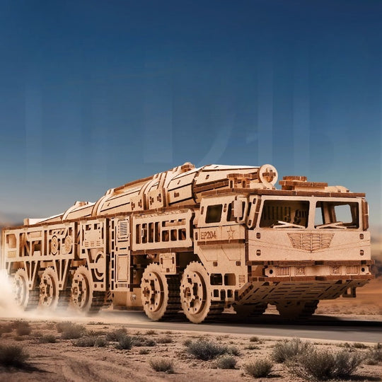 DF-21D Missile Launcher Vehicle 3D Wooden Puzzle