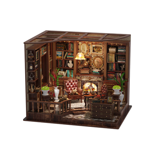 Left Bank Study Room DIY Miniature House Kit