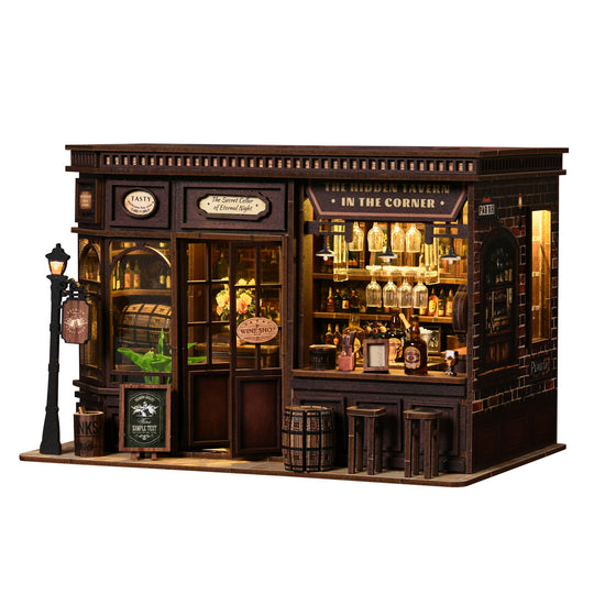 Corner Tavern DIY Miniature House Kit