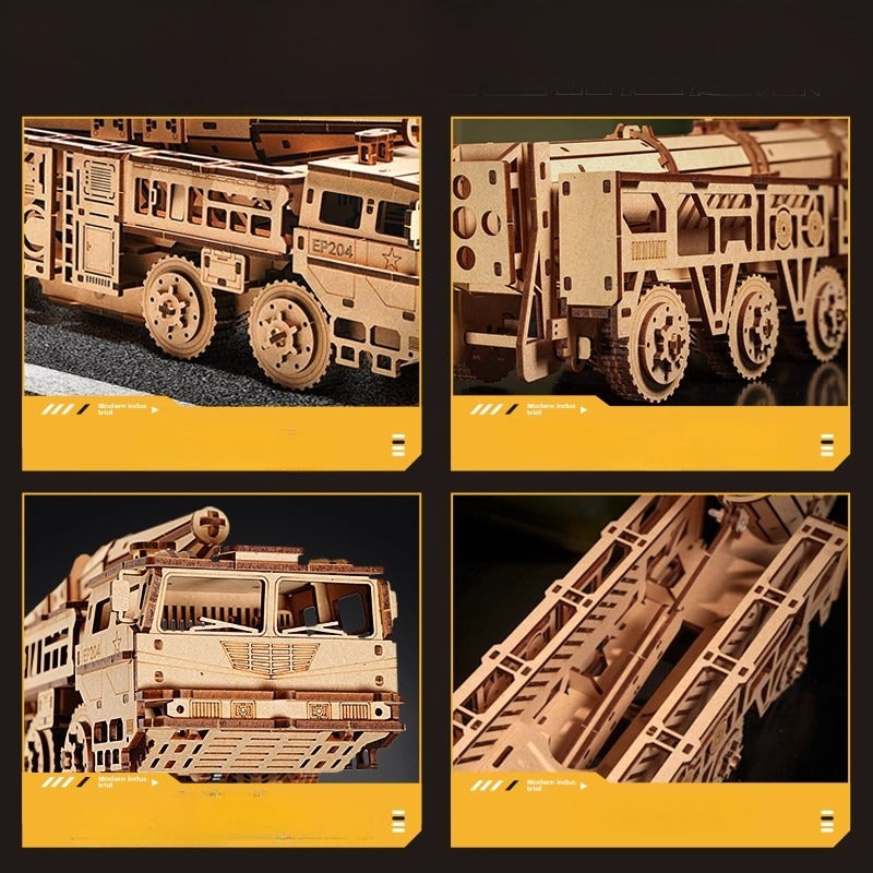DF-21D Missile Launcher Vehicle 3D Wooden Puzzle