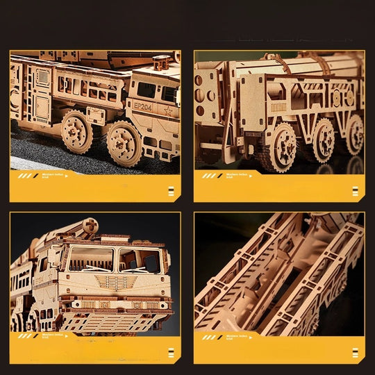 DF-21D Missile Launcher Vehicle 3D Wooden Puzzle