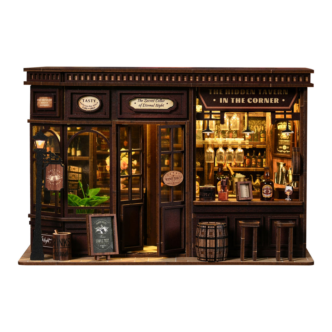 Corner Tavern DIY Miniature House Kit