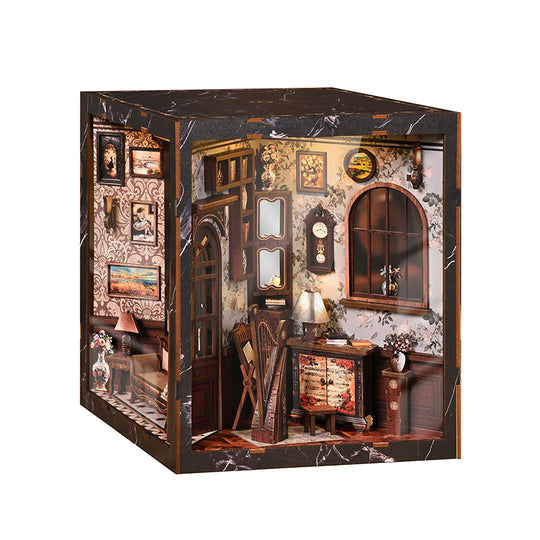 European Melody Music Instrument Box DIY Book Nook Kit