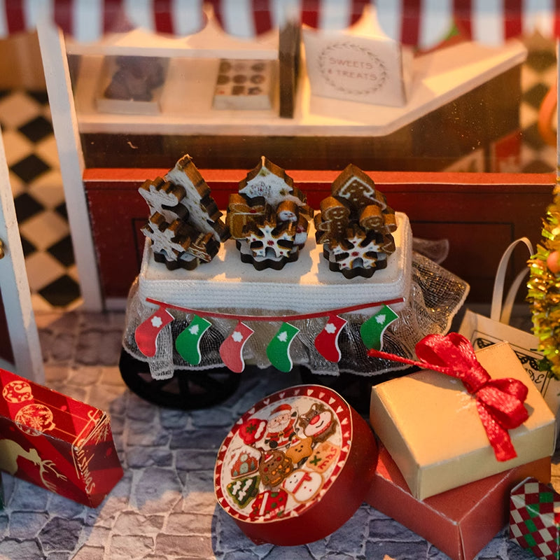 Christmas Sweets Treats DIY Wooden Miniature House