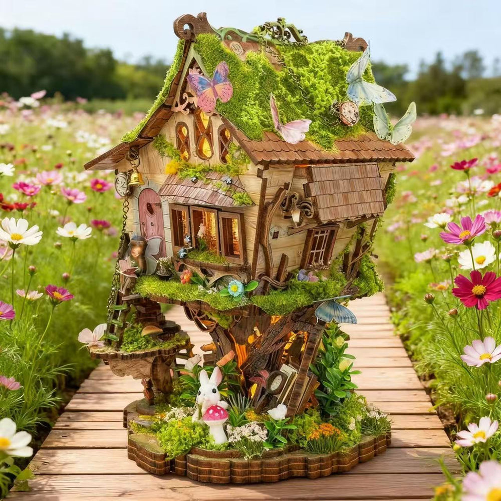 Rowan's Treehouse 3D Wooden Puzzle
