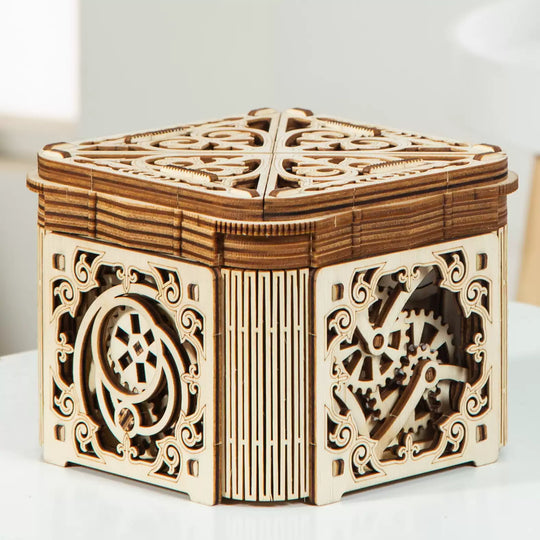 Secret Jewelry Box 3D Wooden Puzzle