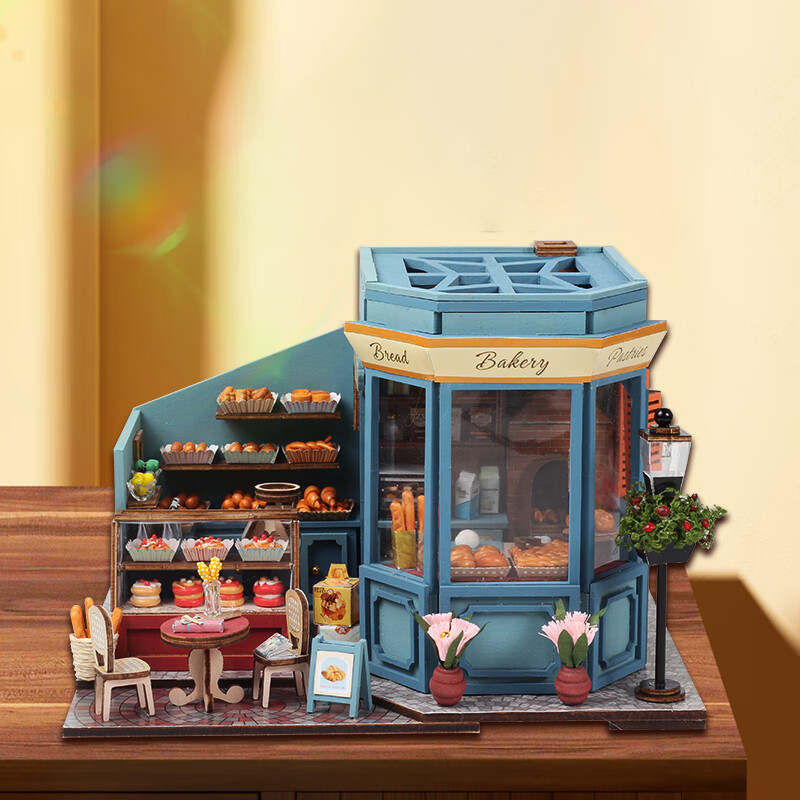 French Bakery DIY Miniature House