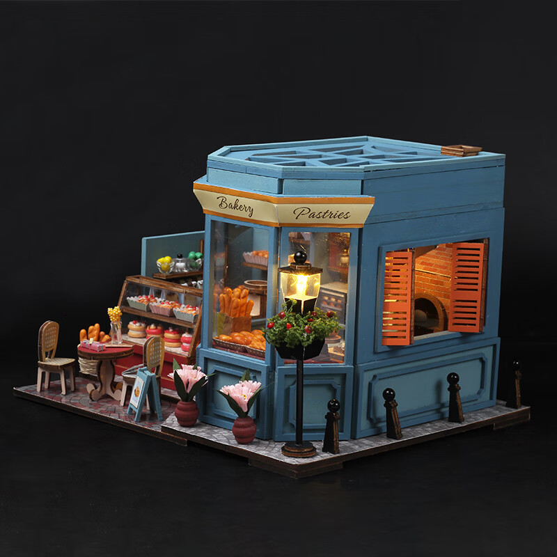 French Bakery DIY Miniature House