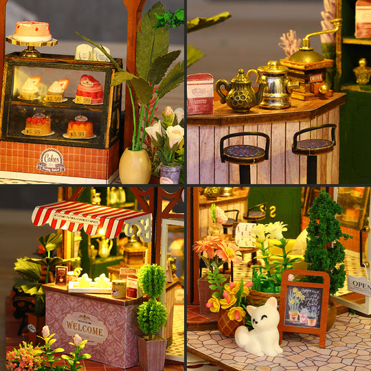 Café Flower Room Miniature House