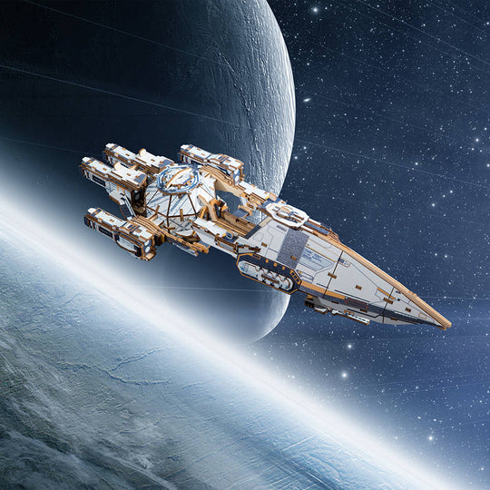 Tristar Spaceship 3D Wooden Puzzle