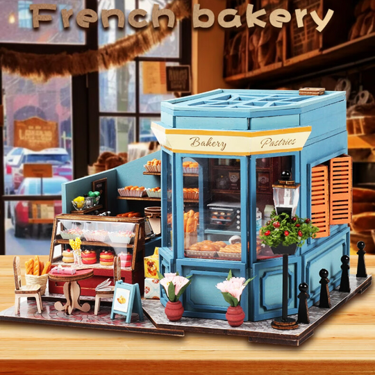 French Bakery DIY Miniature House