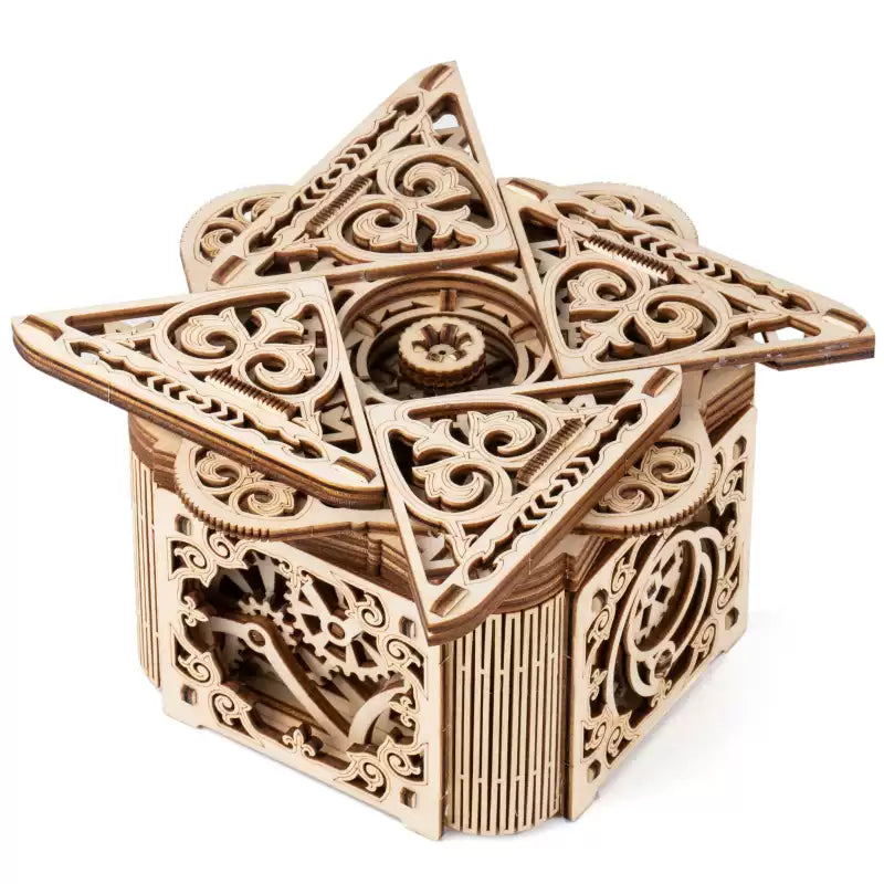 Secret Jewelry Box 3D Wooden Puzzle