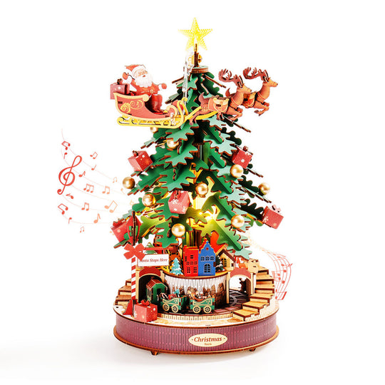 Christmas Melody Tree Music Dreamer 3D Wooden Puzzle