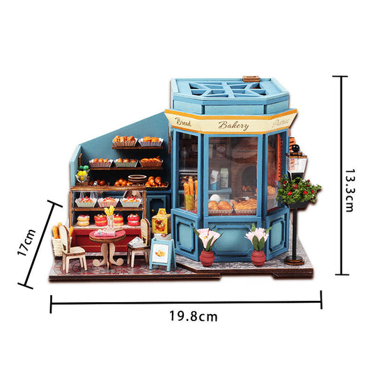 French Bakery DIY Miniature House