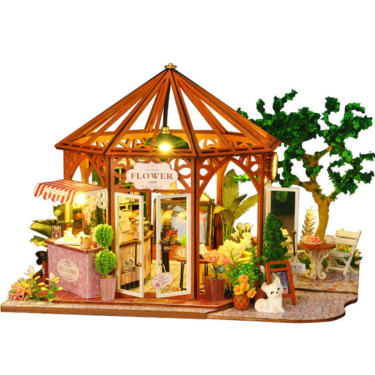 Café Flower Room Miniature House