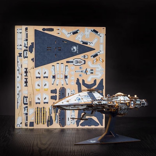 Tristar Spaceship 3D Wooden Puzzle