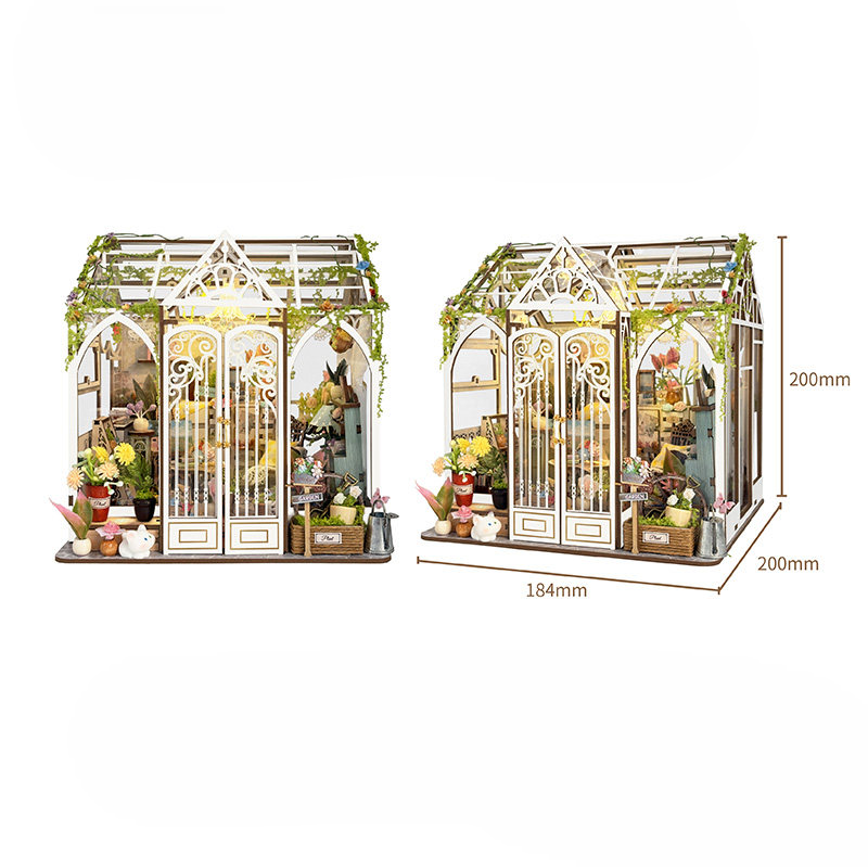 Demi's Flower House DIY Miniature House Kit
