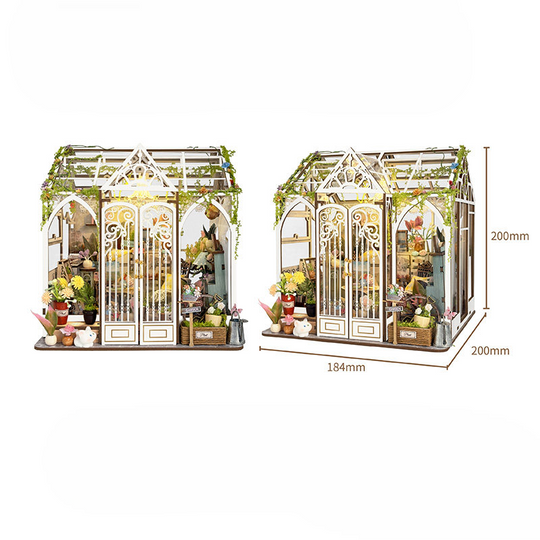 Demi's Flower House DIY Miniature House Kit