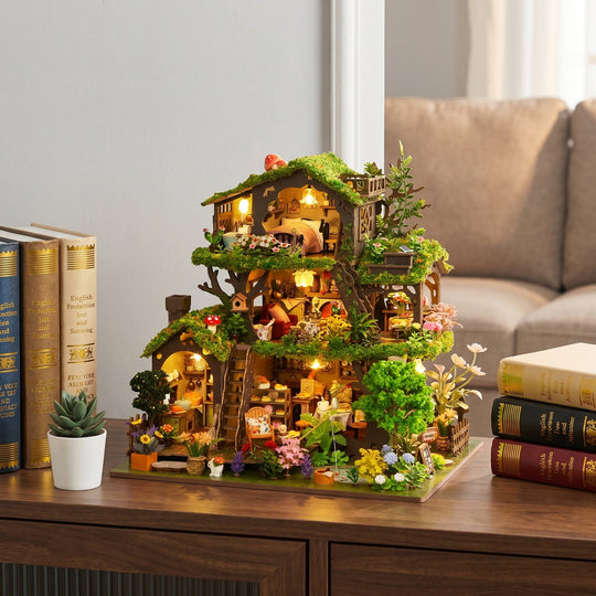 Wewowood Time Treehouse DIY Miniature House Kit