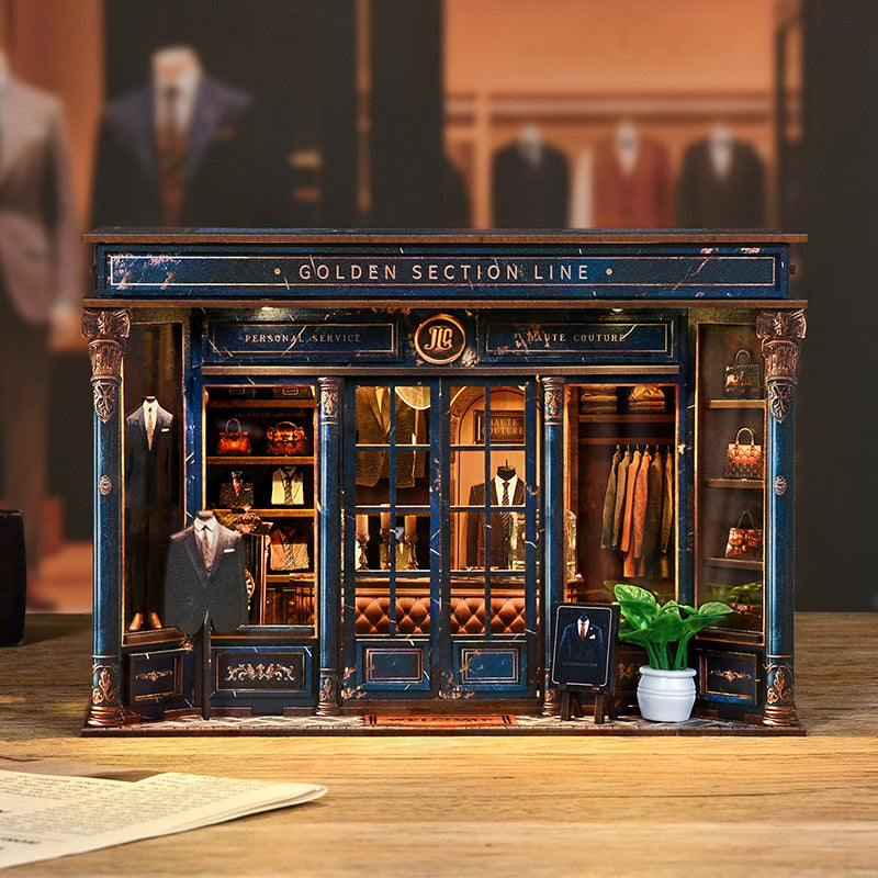Golden Section Line DIY Miniature House