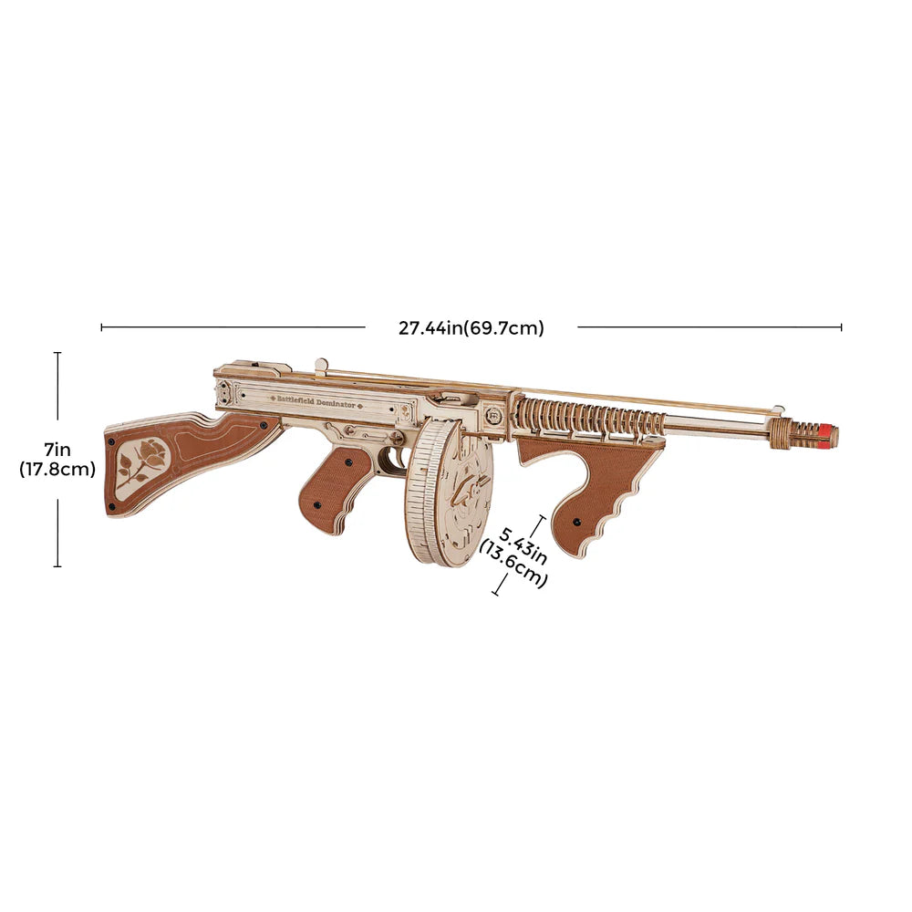 High-Precision Submachine Gun Model Kit