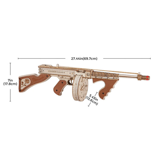 High-Precision Submachine Gun Model Kit