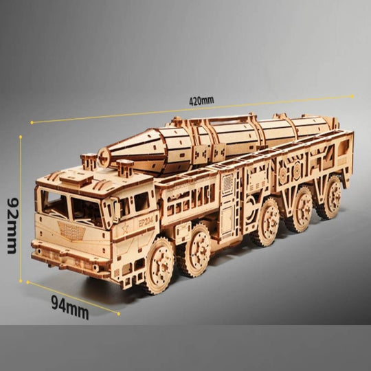 DF-21D Missile Launcher Vehicle 3D Wooden Puzzle