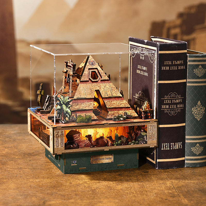 Desert Secret Journey Wooden Music Box Model
