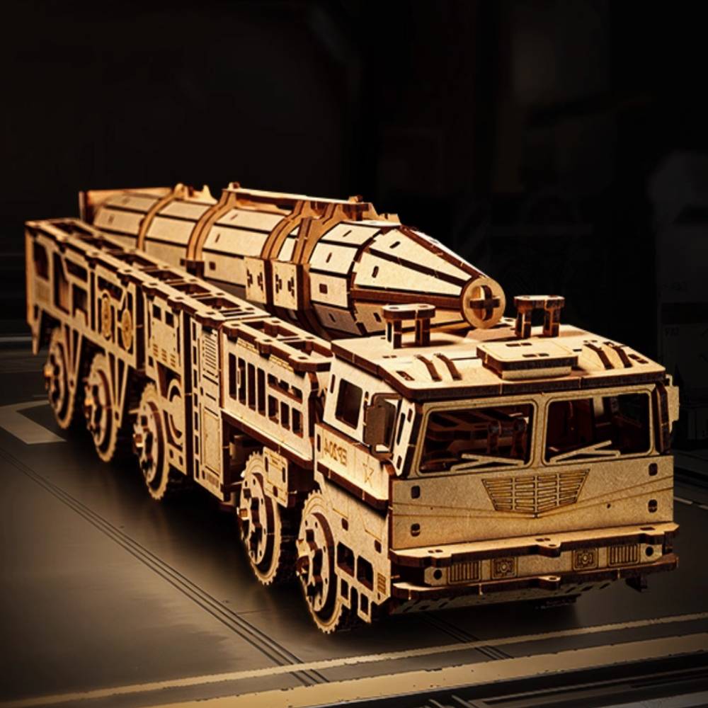 DF-21D Missile Launcher Vehicle 3D Wooden Puzzle