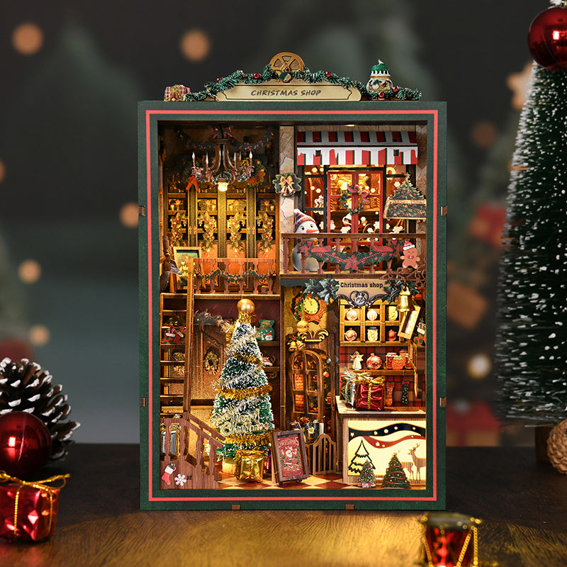 Christmas Shop DIY Book Nook Kit