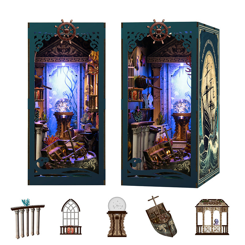 Riddle on the Seabed DIY Book Nook Kit