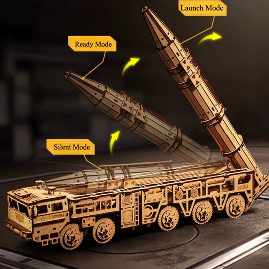 DF-21D Missile Launcher Vehicle 3D Wooden Puzzle