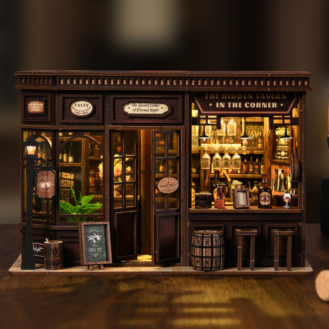 Corner Tavern DIY Miniature House Kit
