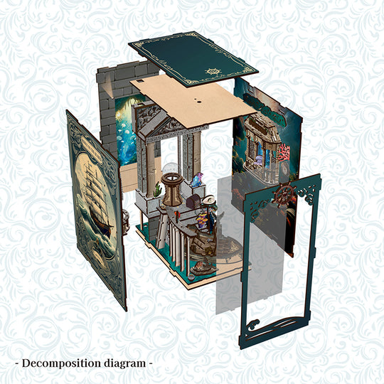 Riddle on the Seabed DIY Book Nook Kit