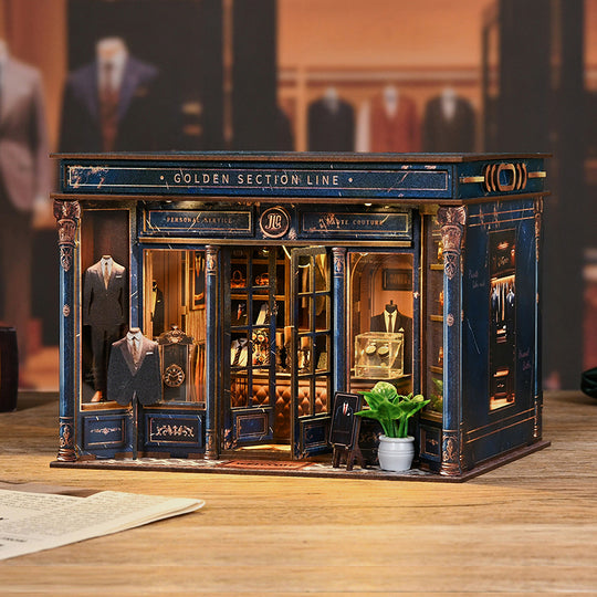 Golden Section Line DIY Miniature House