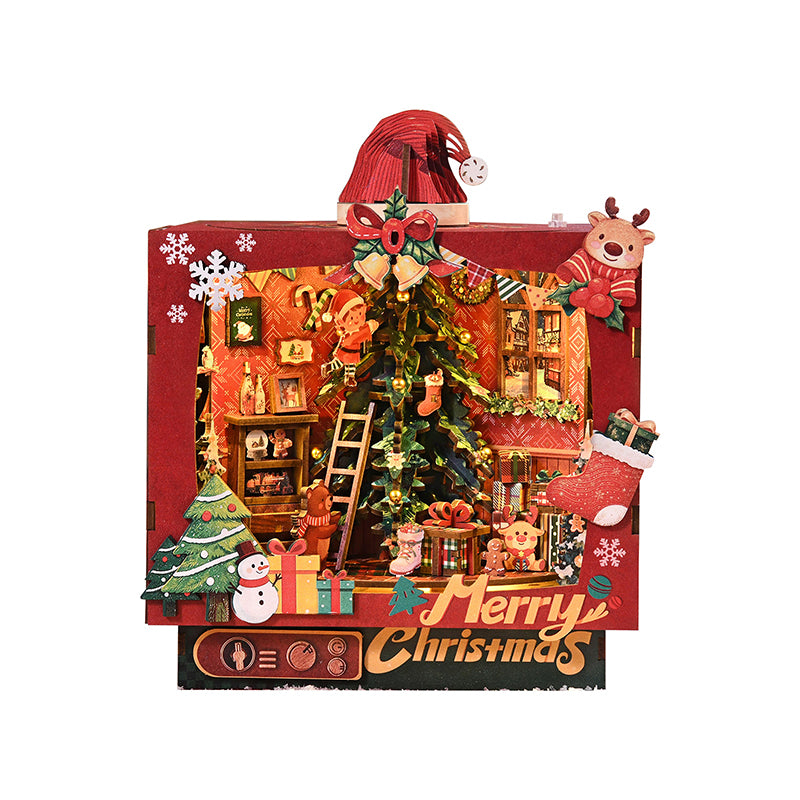 Christmas Triple Scene DIY Book Nook Kit