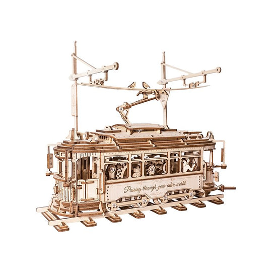 Classic City Tram 3D Wooden Puzzle