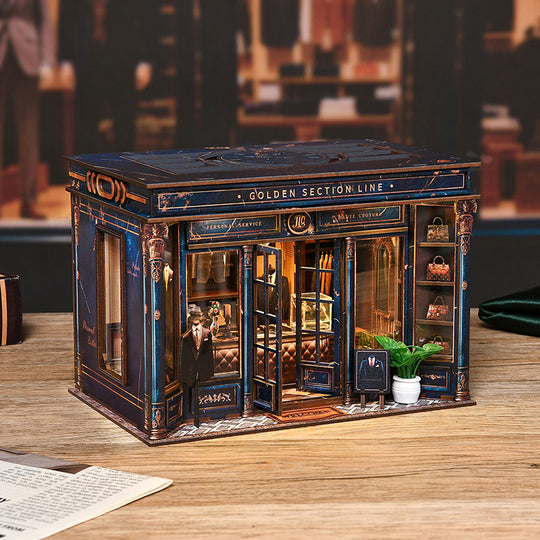 Golden Section Line DIY Miniature House