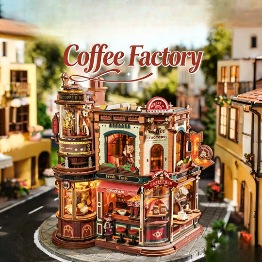 Dreamy Coffee Factory 3D Wooden Puzzle