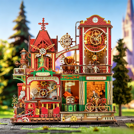 Time Post Office 3D Wooden Puzzle