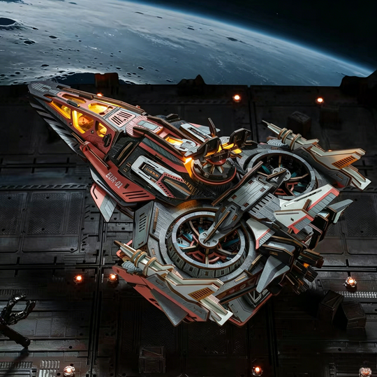 Wewowood Explorer01 Starship 3D Wooden Puzzle