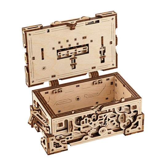 Decrypt the Treasure Box 3D Wooden Puzzle