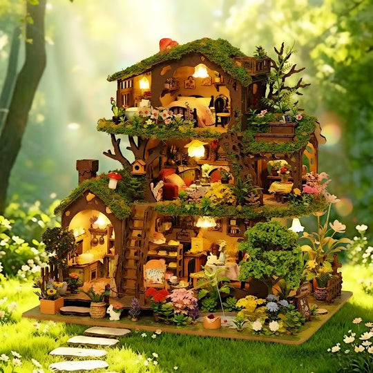 Wewowood Time Treehouse DIY Miniature House Kit