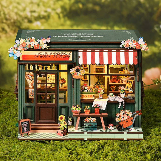 Aura Verde Flower Atelier DIY Miniature House