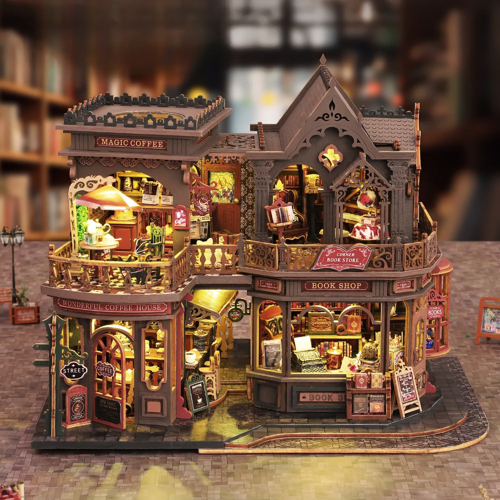 Letter Coffee DIY Miniature House